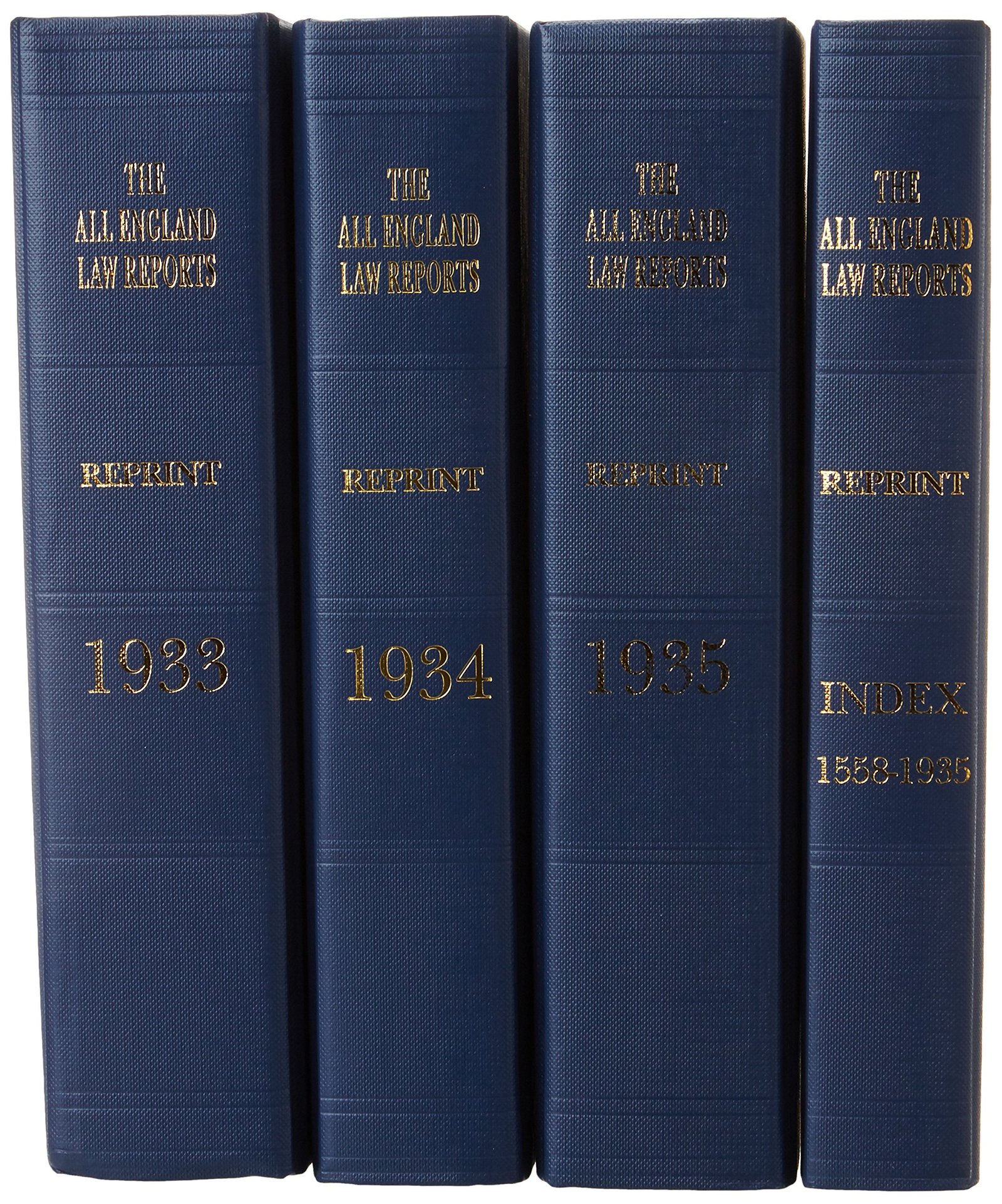 All England Law Reports Reprint 1558 1935 Set Law Book Sellers
